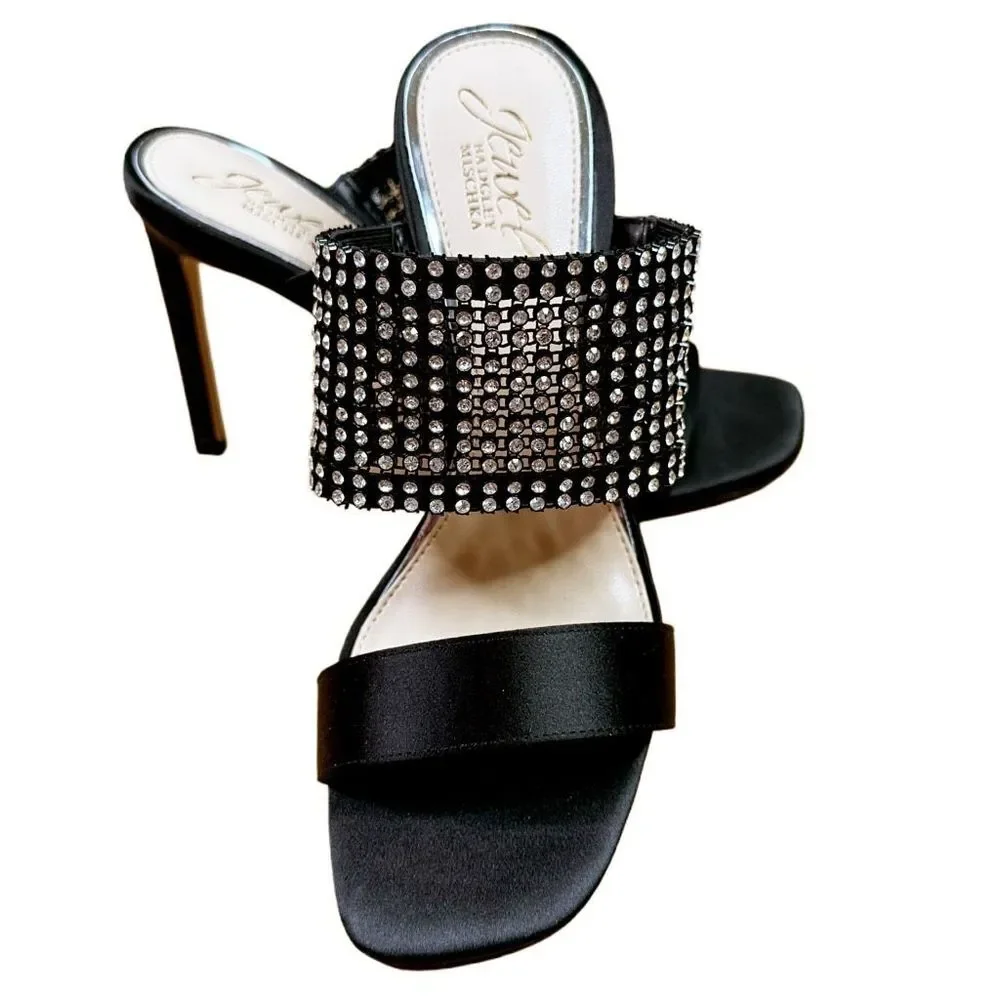 Jewel Badgley Mischka Ferris Evening Sandals - Size 6
